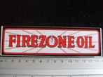 sticker firezone oil logo olie, Verzamelen, Stickers, Verzenden, Zo goed als nieuw, Merk