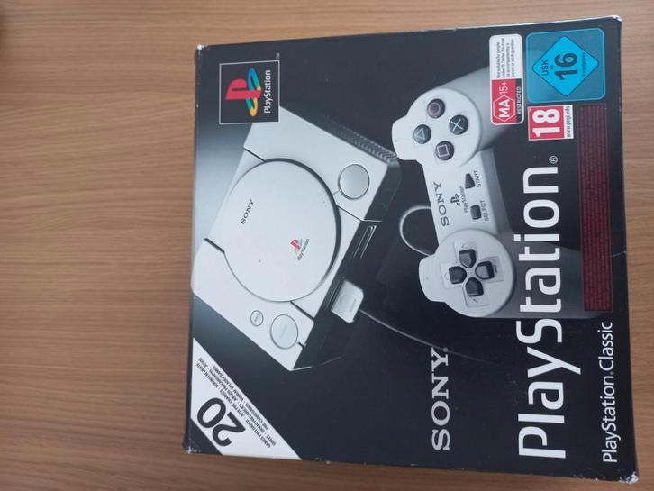 Mini PlayStation 1 Classic - Nostalgie!, Spelcomputers en Games, Spelcomputers | Sony PlayStation 1, Gebruikt, Met 1 controller