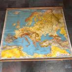 Oude schoolkaart 1960 G. Prop, Antiek en Kunst, Antiek | Schoolplaten, Ophalen, Aardrijkskunde
