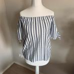 Nieuw EDC esprit off shoulder top topje blauw wit strepen XS, Blauw, Nieuw, Ophalen of Verzenden, Zonder mouw