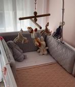 La Millou Velvet Collection bedomrander - Grijs, Jongetje of Meisje, Ophalen of Verzenden, Zo goed als nieuw, Kussen