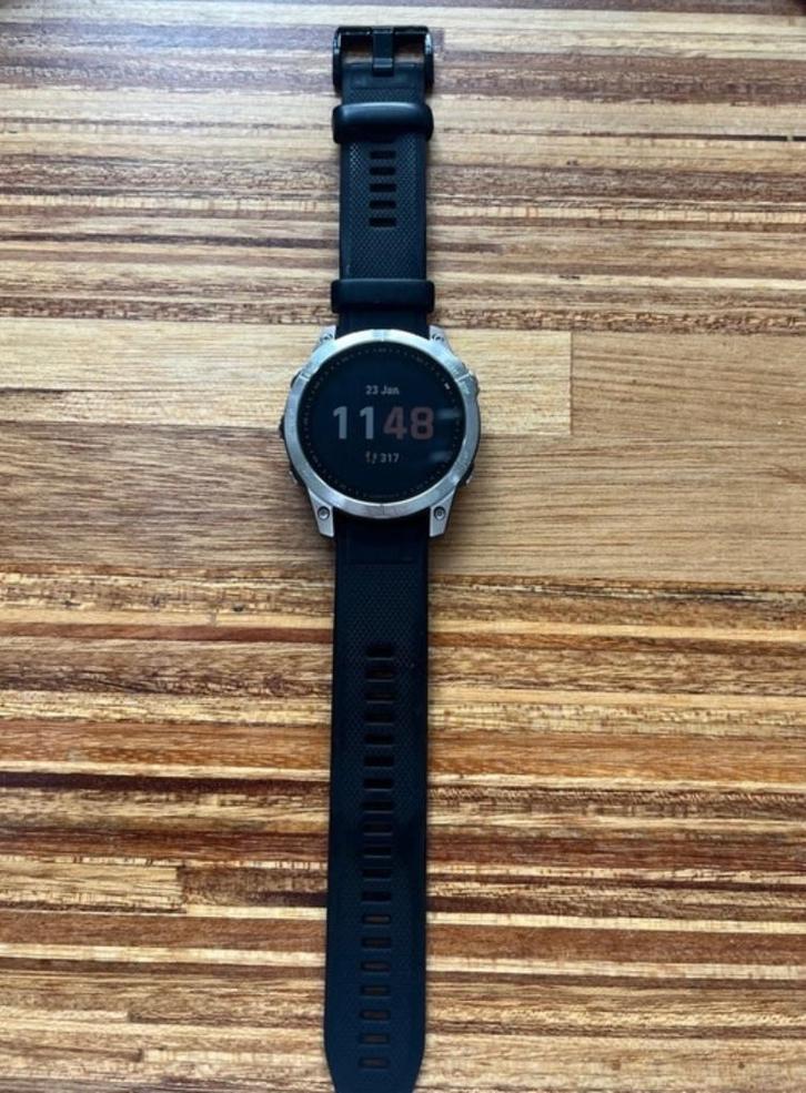 Garmin fenix 7, Sieraden, Tassen en Uiterlijk, Sporthorloges, Gebruikt, Android, Zwart, Verzenden