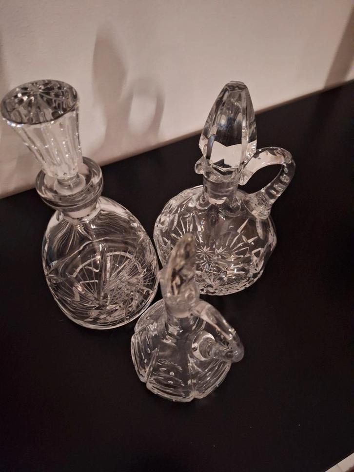 Kristallen karaffen, Antiek en Kunst, Antiek | Goud en Zilver, Ophalen of Verzenden