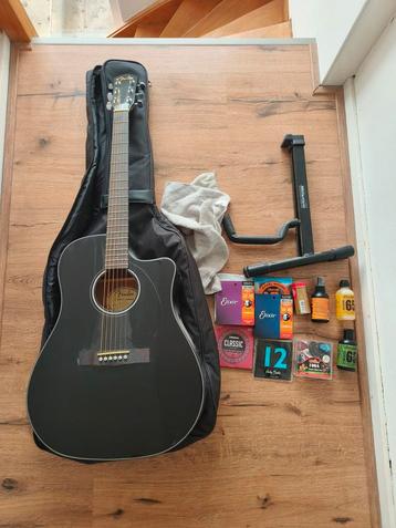 Fender Classic Design CD-60SCE Black elektrisch-akoestische  beschikbaar voor biedingen