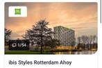 Overnachting Ibis Rotterdam Ahoy 15-16 nov incl ontbijt, Tickets en Kaartjes, Twee personen, 1 overnachting