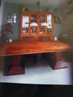 Kloostertafel  massieve  teak, Huis en Inrichting, Tafels | Eettafels, Ophalen, 100 tot 150 cm, Teakhout, 200 cm of meer