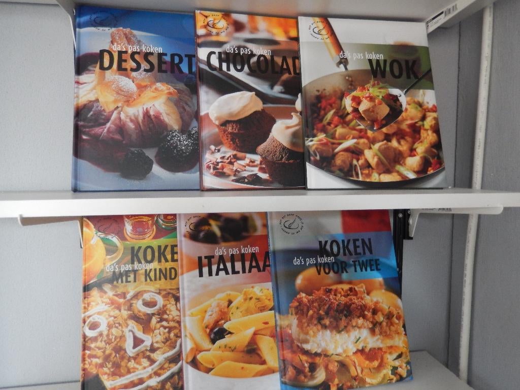 6 boeken van Da's pas koken (zgan), Ophalen, Zo goed als nieuw, Frankrijk