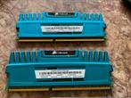 Te koop 2x corsair  2x4GB geheugen 1600 MHz, Ophalen of Verzenden, Zo goed als nieuw, DDR4, Desktop