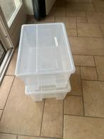 Ikea Samla opbergbakken 45 liter (2 stuks), Huis en Inrichting, Ophalen of Verzenden, Zo goed als nieuw, Kunststof, Minder dan 50 cm