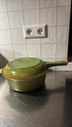 Le Creuset pan, Huis en Inrichting, Keuken | Potten en Pannen, Ophalen, Gebruikt, Gietijzer, Koekenpan of Braadpan