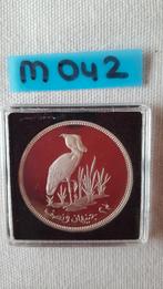 Zilveren 2 ½ Pond Soedan 1976 WWF ( Kavel 042), Ophalen of Verzenden, Zuid-Afrika, Losse munt, Zilver