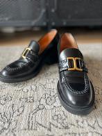 Chloe Marcie Heeled Loafer size 38 in black, Ophalen of Verzenden, Zo goed als nieuw, Zwart