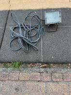 Oude bouwlamp met lange kabel, Ophalen of Verzenden, Gebruikt, 200 tot 500 watt, Overige typen