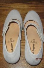 hush puppies mt 37 beigegrijs leer, Pumps, Beige, Hush Puppies., Nieuw