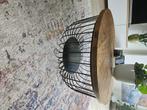 Salontafel rond, Huis en Inrichting, Tafels | Salontafels, Ophalen, 50 tot 100 cm, Industrieeel, Rond