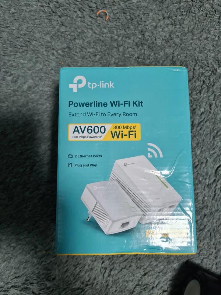 TP-Link Powerline WiFi Kit AV600, Computers en Software, Powerlines, Nieuw, Ophalen of Verzenden