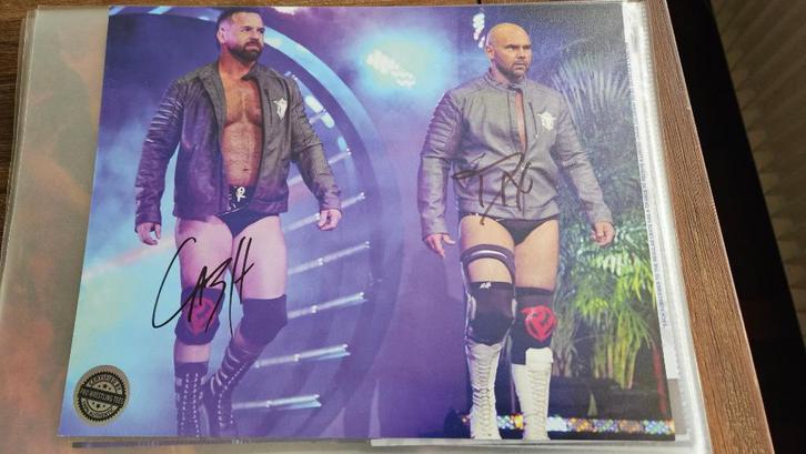 WWE / AEW wrestling diverse foto's met handtekening, Verzamelen, Film en Tv, Nieuw, Tv, Foto of Kaart, Ophalen of Verzenden