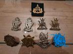 capbadges ww2, Verzamelen, Militaria | Tweede Wereldoorlog, Verzenden, Landmacht, Overige gebieden, Embleem of Badge