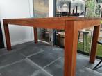 Tafel teakhout afmetingen 1800 x 900 mm hoogte 780, Ophalen, Gebruikt, Teakhout, 50 tot 100 cm