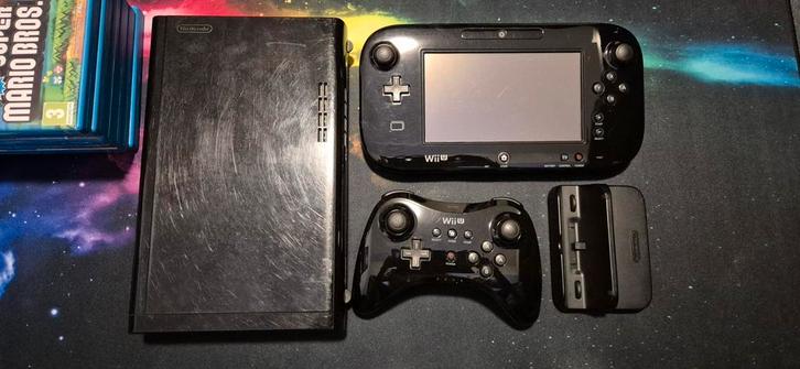Nintendo Wii U + 6 Games - Complete Set!, Spelcomputers en Games, Spelcomputers | Nintendo Wii U, Gebruikt, Met 1 controller, Met games