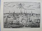 Twee historische stadsgezichten – Amsterdam & Rotterdam, Antiek en Kunst, Ophalen of Verzenden