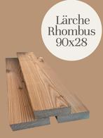 Lärche Rhombus 68/28 & 90/28 A/B Klasse, Doe-het-zelf en Verbouw, Hout en Planken, 25 tot 50 mm, Nieuw, Ophalen of Verzenden, Plank