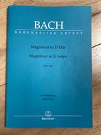 Bach Magnificat in D-Dur, in D major BWV 243, Muziek en Instrumenten, Bladmuziek, Ophalen of Verzenden, Zo goed als nieuw, Thema