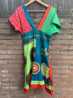 Desiqual vrolijke jurk large zomer desigual kleuren aparte, Gedragen, Maat 42/44 (L), Ophalen of Verzenden