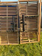 BEWEEGBARE HOUTEN BEDBODEM MET MOTOR EN AFSTANDSBEDIENING, Ophalen, 90 cm, Eenpersoons, Zo goed als nieuw