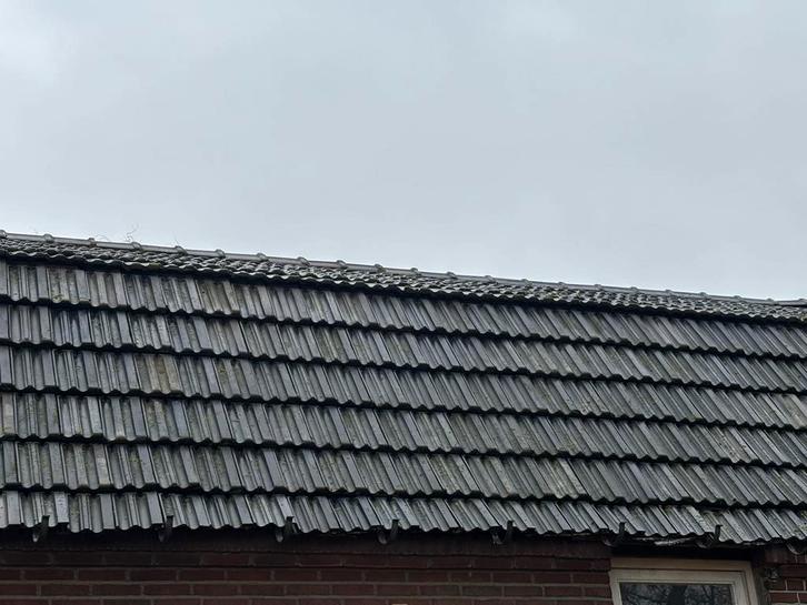 Grijze Mulden dakpannen 140m2, Doe-het-zelf en Verbouw, Dakpannen en Dakbedekking, Gebruikt, Dakpannen, Steen of Klei, Grijs, 15 m² of meer