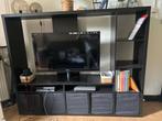 TV kast kallax zwart, Ophalen, 150 tot 200 cm, Zo goed als nieuw, 150 tot 200 cm