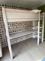 Lifetime hoogslaper met bureau, boekenplank en nachttafeltje, Huis en Inrichting, Ophalen, Gebruikt, Eenpersoons, 160 tot 180 cm