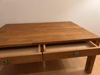 Houten designer salontafel, Huis en Inrichting, Tafels | Salontafels, Ophalen, 50 tot 100 cm, Zo goed als nieuw, Minder dan 50 cm