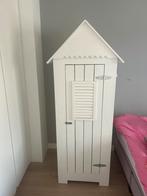 Leuke witte kinderkast in strandhuisstijl, Ophalen, 105 cm of meer, Zo goed als nieuw, Minder dan 50 cm