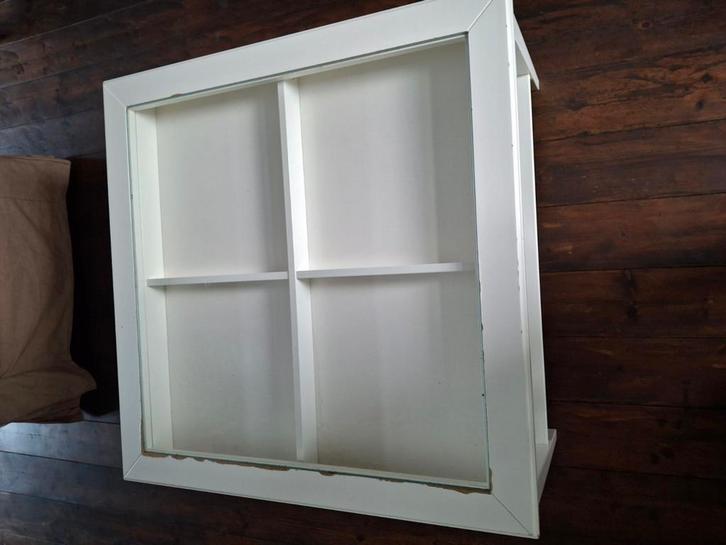 Ikea Iiatorp salontafel wit, Huis en Inrichting, Tafels | Salontafels, Gebruikt, 50 tot 75 cm, 50 tot 100 cm, 50 tot 100 cm, Vierkant