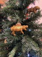 Kerstballen/kersthangers dieren goud NIEUW, Ophalen of Verzenden, Nieuw, Overige vormen, Kunststof