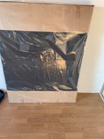 SPOED / Nieuw hoofdeind bed / 130x100 cm / zwart stof, Ophalen of Verzenden, Zo goed als nieuw, Zwart