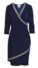 Joseph Ribkoff getailleerde donkerblauwe jurk mt 36/S, Kleding | Dames, Jurken, Blauw, ., Joseph Ribkoff, Nieuw