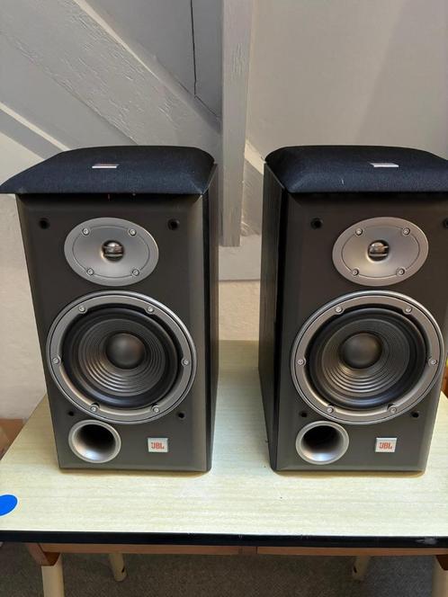 JBL Speakerset boekenplank model, Audio, Tv en Foto, Luidsprekers, Gebruikt, Front, Rear of Stereo speakers, JBL, Ophalen