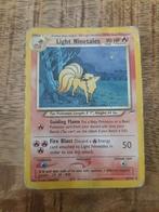 Pokemon Kaart - Light Ninetales 1995, Ophalen of Verzenden, Gebruikt, Losse kaart