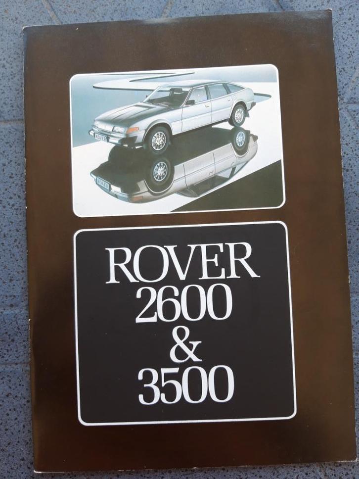 folder Rover 2600 & 3500 - Nederlands, Boeken, Auto's | Folders en Tijdschriften, Zo goed als nieuw, Overige merken, Ophalen of Verzenden