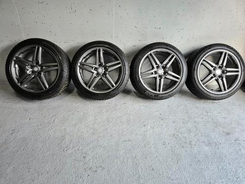 5x112 / 18inch ANTRACIET MERCEDES WINTERSET MET TPMS, Auto-onderdelen, Banden en Velgen, Banden en Velgen, Winterbanden, 18 inch