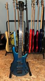 Metallic blauwe Spector basgitaar, Muziek en Instrumenten, Zo goed als nieuw, Elektrisch, Verzenden