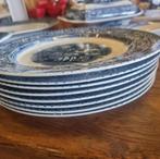 W. Baker & Co Woodland Blue servies, Antiek en Kunst, Antiek | Servies compleet, Ophalen