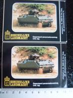 2x sticker koninklijke landmacht YPR 765 tank, Verzenden, Zo goed als nieuw, Bedrijf of Vereniging