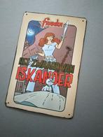 Emaille bord Franka:  Het Zwaard van Iskander (Henk Kuijpers, Ophalen of Verzenden, Zo goed als nieuw, Reclamebord