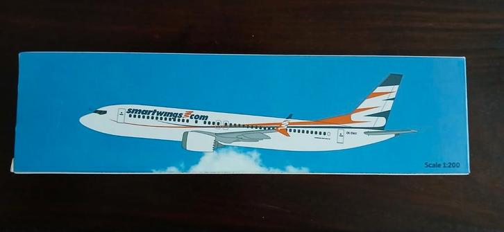 Boeing 737 MAX 8 Smartwings 1:200 Nieuw, Hobby en Vrije tijd, Modelbouw | Vliegtuigen en Helikopters, Nieuw, Ophalen of Verzenden