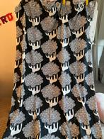 Mooie gordijnen met patroon, Ophalen, 100 tot 150 cm, 200 cm of meer, Zwart