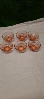 6 bowl glaasjes, Huis en Inrichting, Keuken | Servies, Glas, Glas of Glazen, Gebruikt, Ophalen of Verzenden