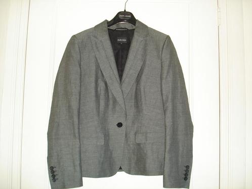 Claudia Strater jasje maat 40 grijs linnen + katoen, Kleding | Dames, Jasjes, Kostuums en Pakken, Zo goed als nieuw, Jasje, Maat 38/40 (M)
